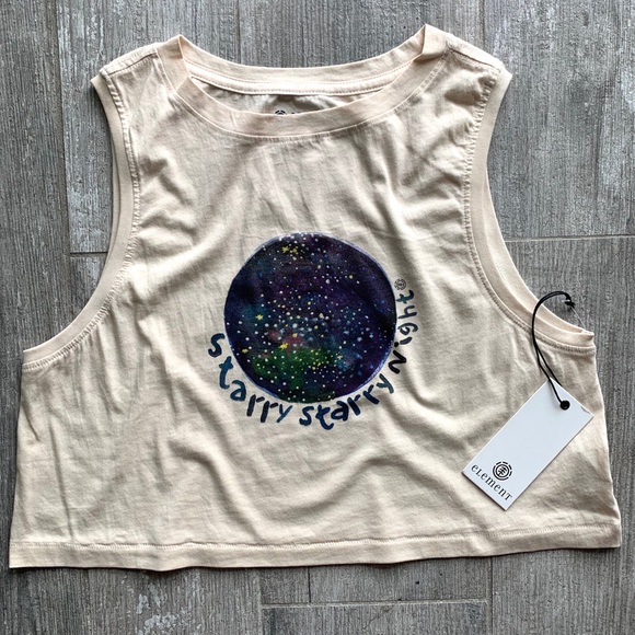 🔥🔥ELEMENT - STARRY NIGHT CROP TANK🔥🔥 - Picture 2 of 4